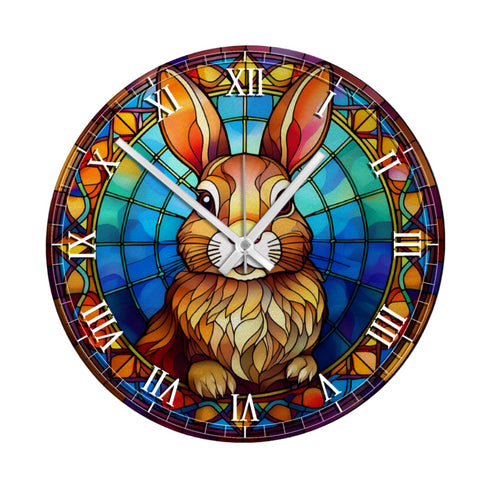 Rabbit Suncatcher Effect Clock